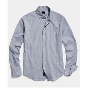TODD SNYDER I SLIM FIT SUMMERWEIGHT FAVORITE SHIRT IN CHAMBRAY BLUE
